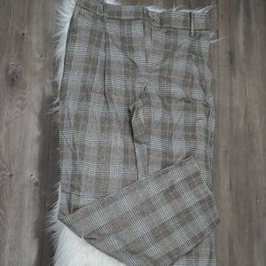 Women's Nine West High Rise Straight Leg Trousers Dress Pants